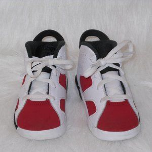 JORDAN 6 MULTI-COLOR LACE UP HIGH-TOP SNEAKES SIZE 7 MEDIUM